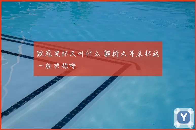 欧冠奖杯又叫什么 解析大耳朵杯这一经典称呼