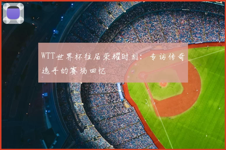 WTT世界杯往届荣耀时刻:专访传奇选手的赛场回忆