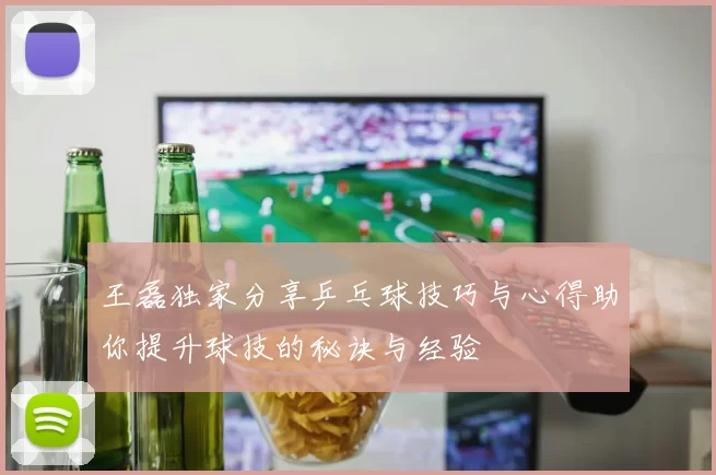 王磊独家分享乒乓球技巧与心得助你提升球技的秘诀与经验
