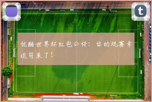 优酷世界杯红包公仔:你的观赛幸运符来了!